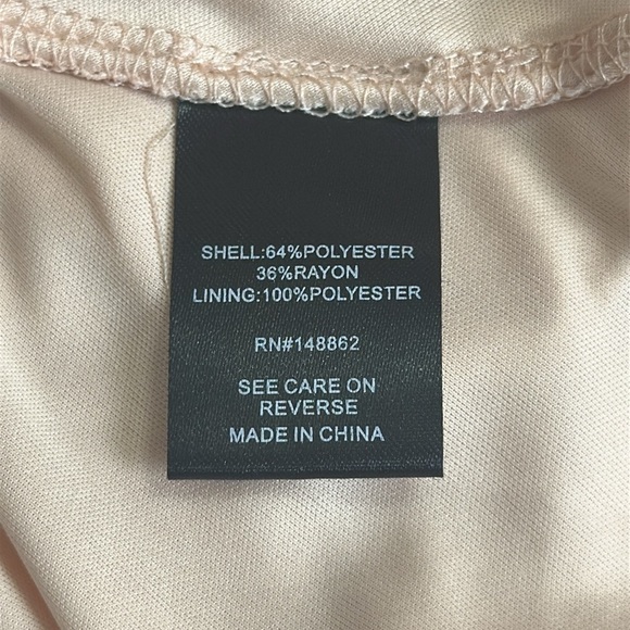 Torrid Light Pink Textured Sleeveless Dress Plus Size 24 | Fit & Flare Zip Back - Picture 13 of 14